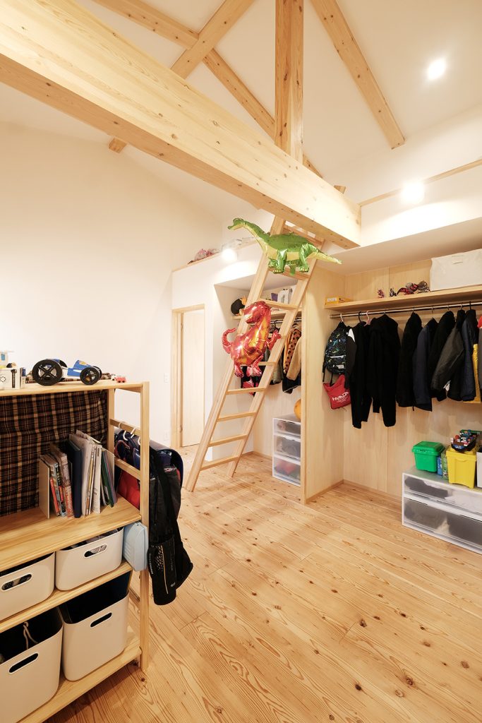 稜線を望める32坪の平屋の家