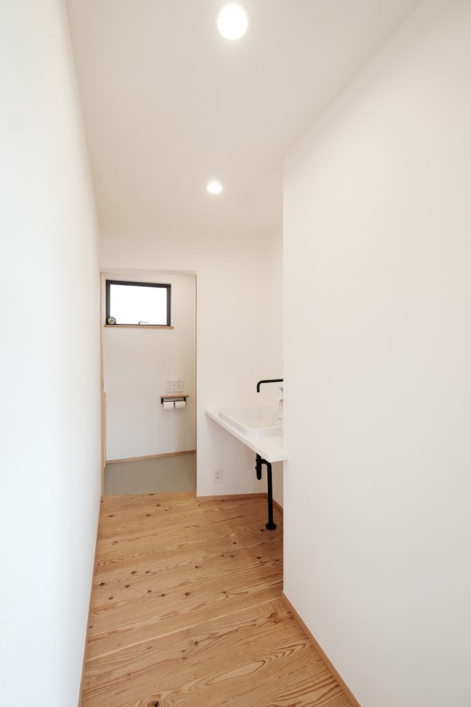 稜線を望める32坪の平屋の家